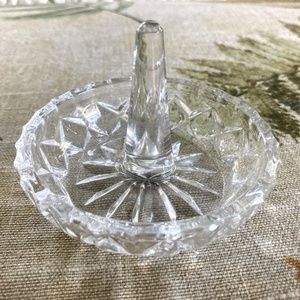 Flawless Crystal Sun and Flower Burst Ring Holder